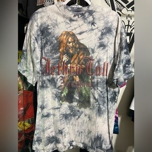 Vintage 90s Jethro Tull Aqualung tye dye band tee